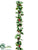 Holly, Laurel Garland - Green Red - Pack of 12