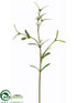 Silk Plants Direct Mistletoe Spray - Green - Pack of 12