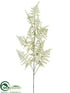 Silk Plants Direct Asparagus Fern Spray - Green Ice - Pack of 12