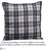 Plaid Pillow - Gray - Pack of 2