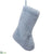 Fur Mini Stocking - Blue Gray - Pack of 6