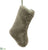 Fur Mini Stocking - Green - Pack of 6