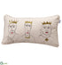 Silk Plants Direct Three King Pillow - Beige Gold - Pack of 2