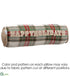 Silk Plants Direct Happy Holidays Plaid Pillow - Green Red - Pack of 2