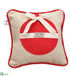 Silk Plants Direct Joy Pillow - Red Beige - Pack of 2