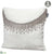 Rhinestone Fur Pillow - Silver White - Pack of 2