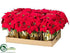 Silk Plants Direct Poinsettia Bush - Red - Pack of 12