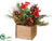 Cone Arrangement - Red Green - Pack of 6