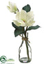 Silk Plants Direct Magnolia - White - Pack of 6
