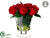 Velvet Rose - Red - Pack of 2