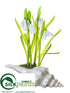 Silk Plants Direct Snowdrop - White - Pack of 12