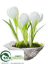 Silk Plants Direct Crocus in Shell - White - Pack of 6