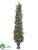 Laurel, Berry, Pine Cone Topiary - Red Green - Pack of 2