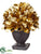 Tea Leaf Ball Topiary - Gold - Pack of 4