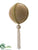 Pearl Tassel Ball Ornament - Gold Pearl - Pack of 12