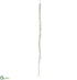Silk Plants Direct Icicle Ornament - Clear - Pack of 24