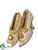 Shoes Ornament - Beige Gold - Pack of 6