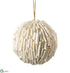 Silk Plants Direct Twig Ball Ornament - Beige - Pack of 12