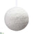 Ball Ornament - White - Pack of 6