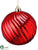 Ball Ornament - Red - Pack of 4