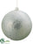 Ball Ornament - Blue Clear - Pack of 6
