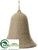 Bell Ornament - Brown Natural - Pack of 12