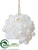 Ball Ornament - White Pearl - Pack of 12