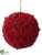 Ball Ornament - Red - Pack of 6