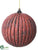 Ball Ornament - Red - Pack of 12