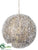 Ball Ornament - Beige - Pack of 6