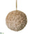 Fur Ball Ornament Taupe - Topez - Pack of 12