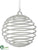 Ball Ornament - White - Pack of 12