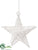 Star Ornament - Clear - Pack of 12