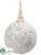 Ball Ornament - Beige - Pack of 3