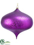 Silk Plants Direct Finial Ornament - Purple - Pack of 6
