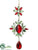 Drop Ornament - Red Green - Pack of 12