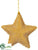 Star Ornament - Gold - Pack of 6