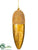 Icicle Ornament - Gold - Pack of 6