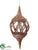 Twig Ornament - Brown Ice - Pack of 4