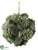 Pine Cone Ball Ornament - Green Ice - Pack of 6