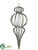 Finial Ornament - Peacock - Pack of 4
