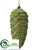 Pine Cone Ornament - Green - Pack of 12