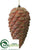 Pine Cone Ornament - Red - Pack of 12