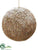 Ball Ornament - Brown Ice - Pack of 3
