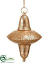 Silk Plants Direct Finial Ornament - Gold - Pack of 1