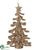 Loop Tree Ornament - Champagne - Pack of 6