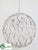 Ball Ornament - Silver - Pack of 8