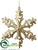 Snowflake Ornament - Gold - Pack of 36