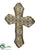 Cross Ornament - Gold - Pack of 6