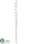 Spiral Icicle Ornament - Clear - Pack of 24